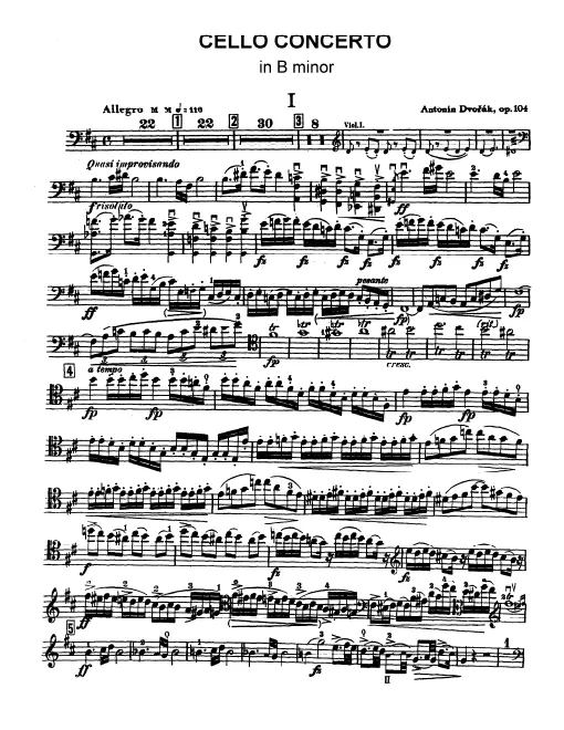 First page of Cello Concerto No.2