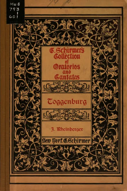 First page of Toggenburg
