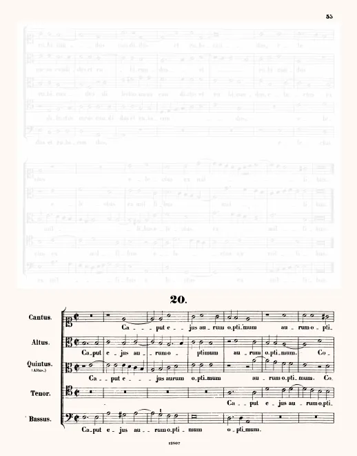 First page of Caput eius aurum optimum
