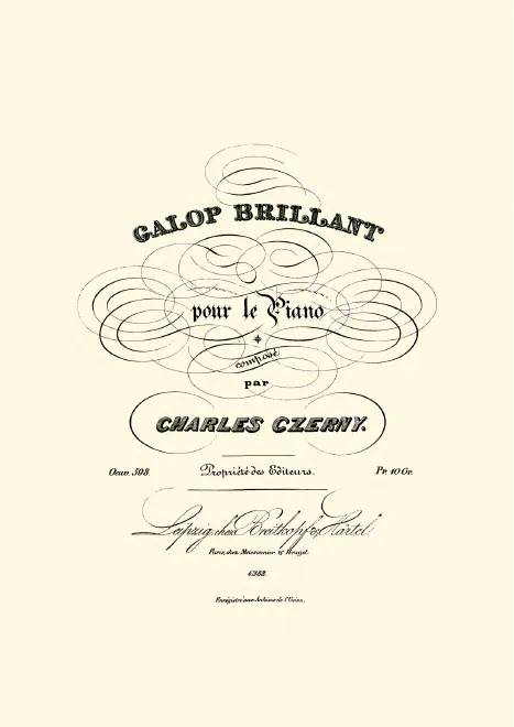 First page of Galop Brillant