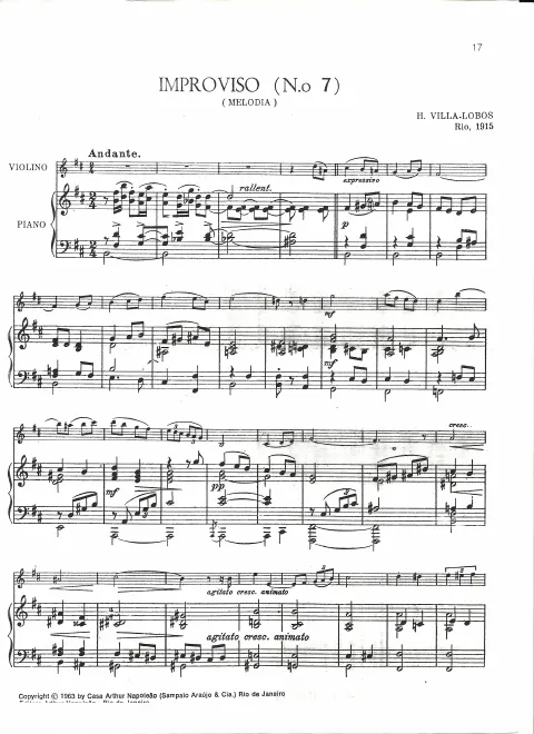 First page of Improviso No.7