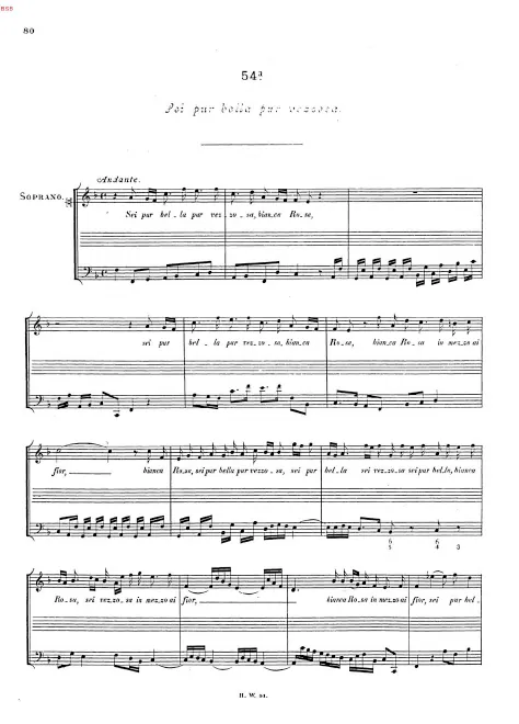 First page of La bianca rosa