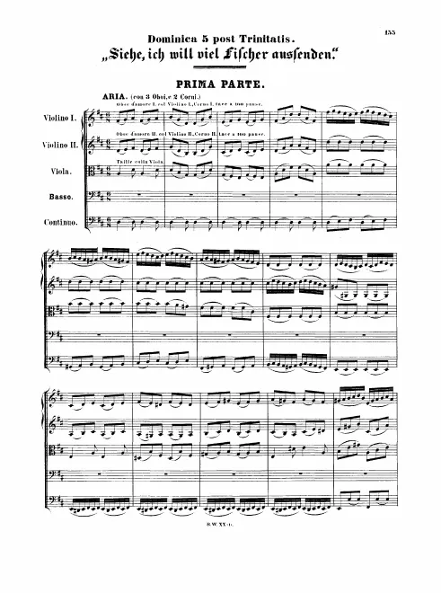 First page of Siehe, ich will viel Fischer aussenden