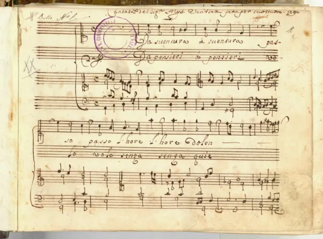 First page of Da sventura a sventura