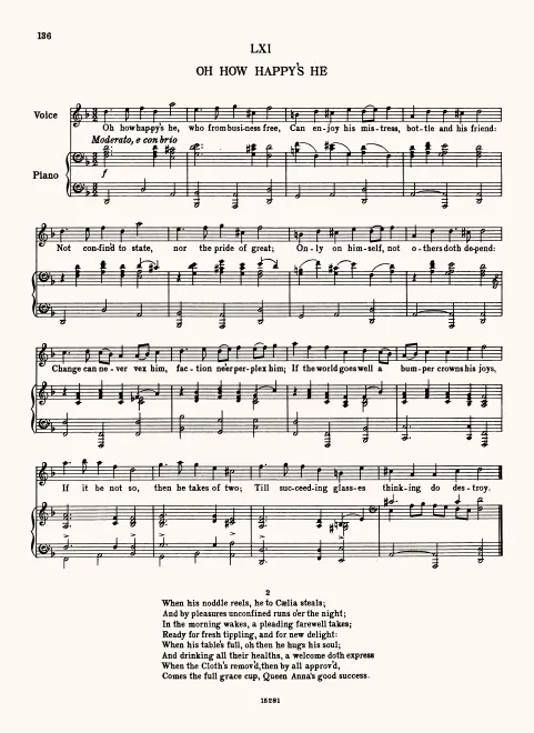 First page of O! How Happy's He