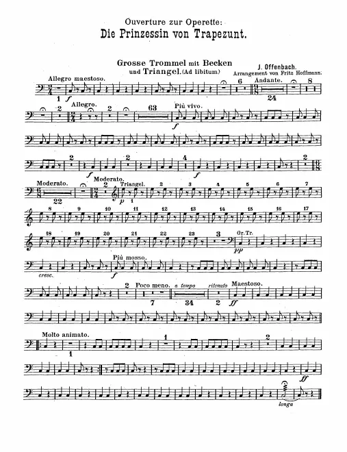 Bass Drum/Cymbals/Triangle