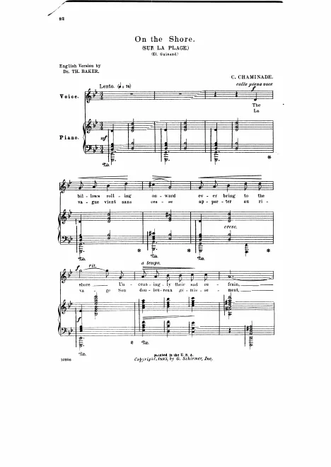 First page of Sur la plage