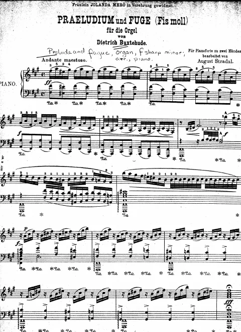 First page of Prelude in F-sharp minor