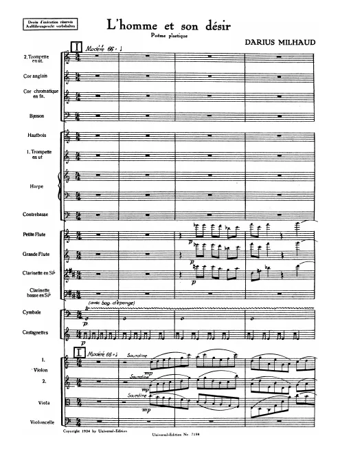 First page of L'Homme et son désir