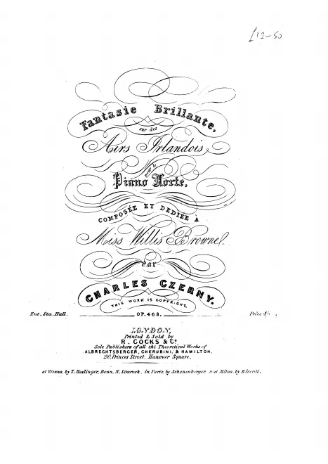 First page of Fantasie Brillante sur des Airs Irlandais