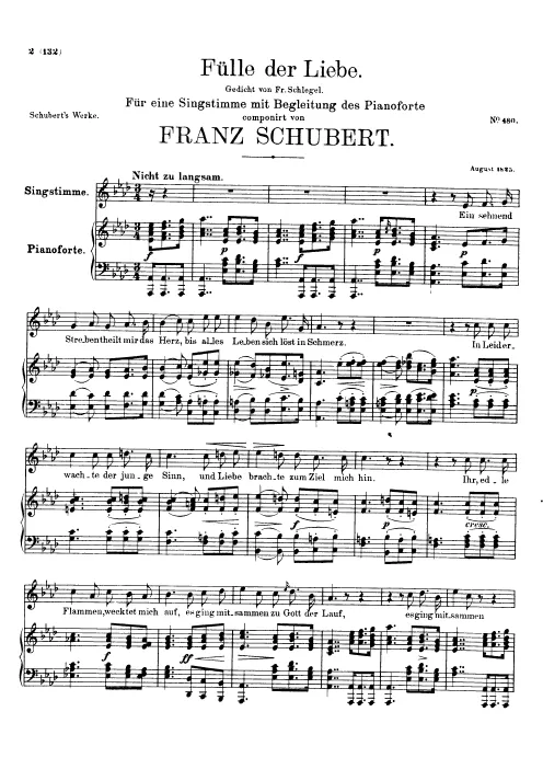 First page of Fülle der Liebe