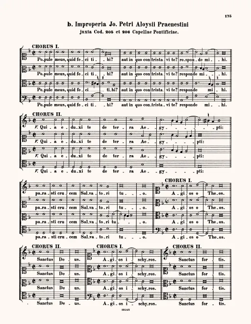 First page of Popule meus, IGP 663