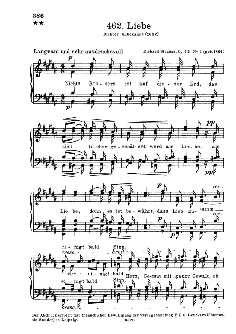 First page of 2 Männerchöre