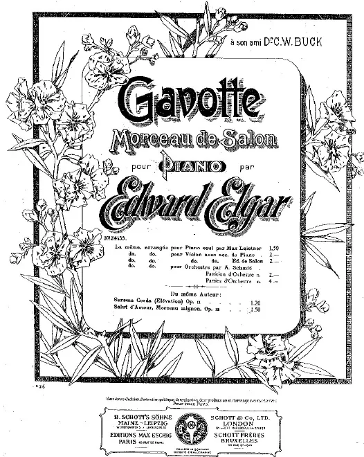 First page of Gavotte
