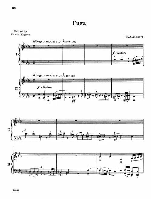 First page of Fugue