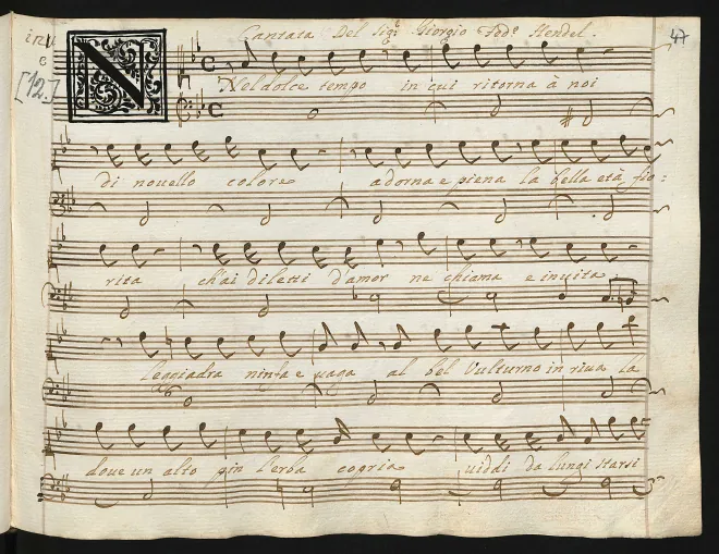First page of Nel dolce tempo