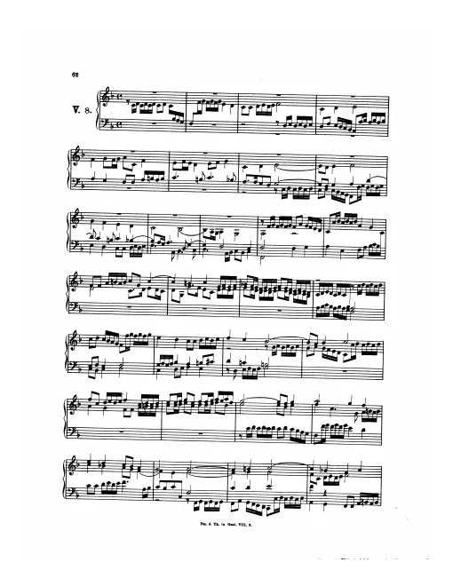 First page of Magnificat Fugue