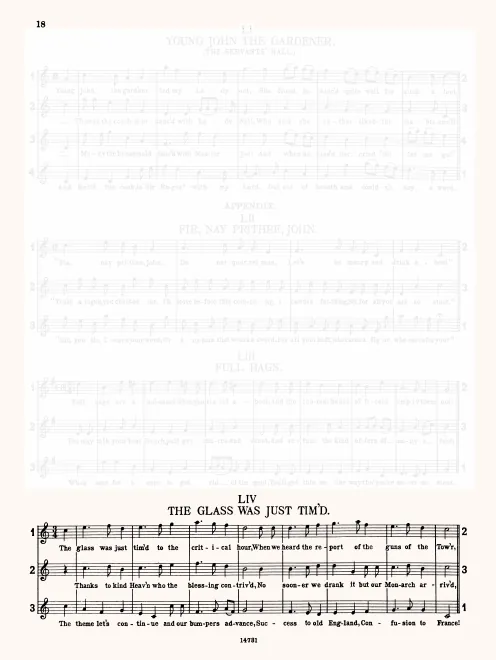 First page of The Glass Was Just Timed