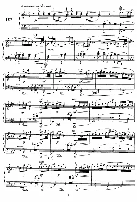 First page of Keyboard Sonata in F major