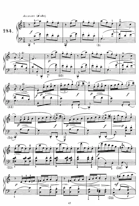 First page of Keyboard Sonata in C major