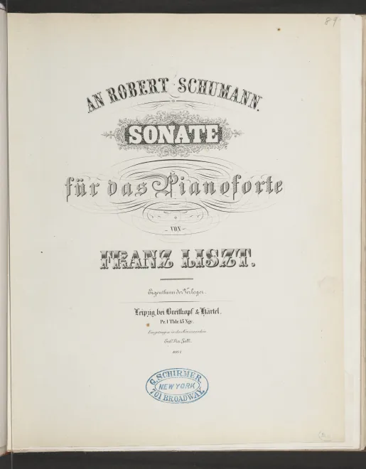 First page of Piano Sonata