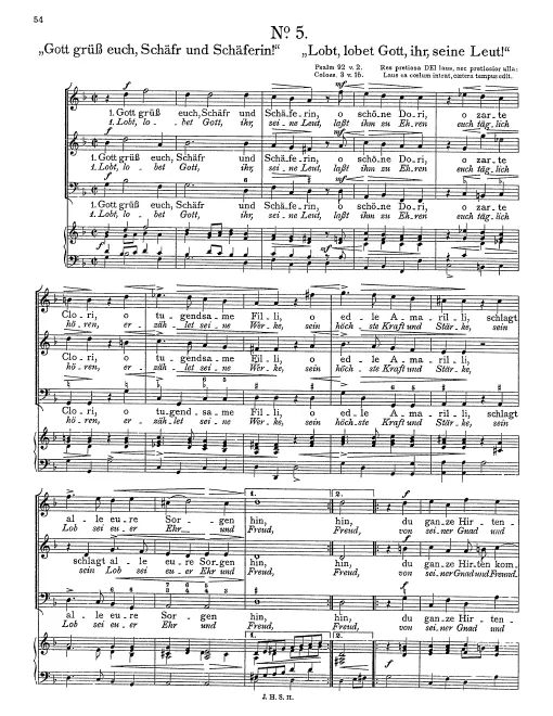 First page of Gott grüß euch, Schäfr und Schäferin
