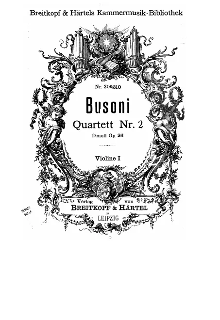 First page of String Quartet No.2