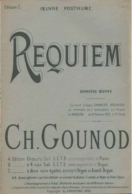 First page of Requiem