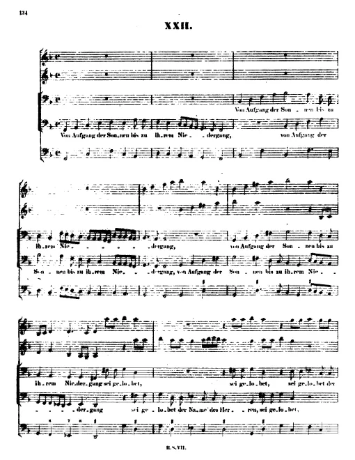 First page of Von Aufgang der Sonnen