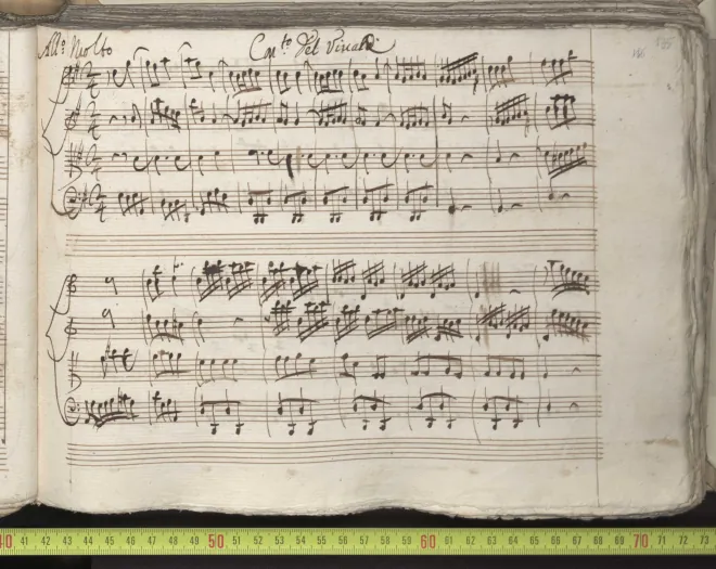 First page of Concerto for Strings in G major
