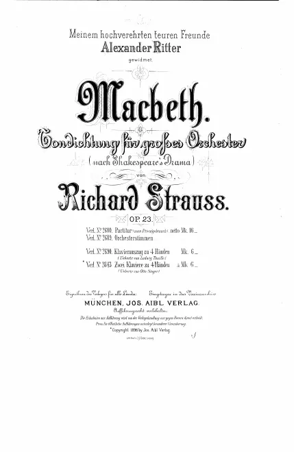 First page of Macbeth