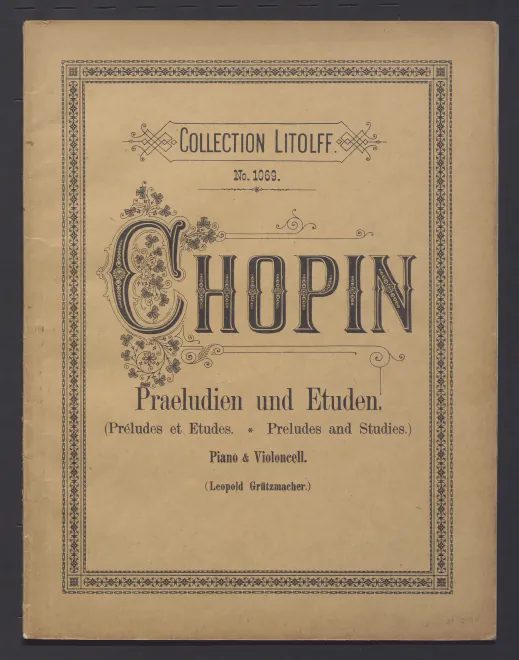 First page of Praeludien und Etuden