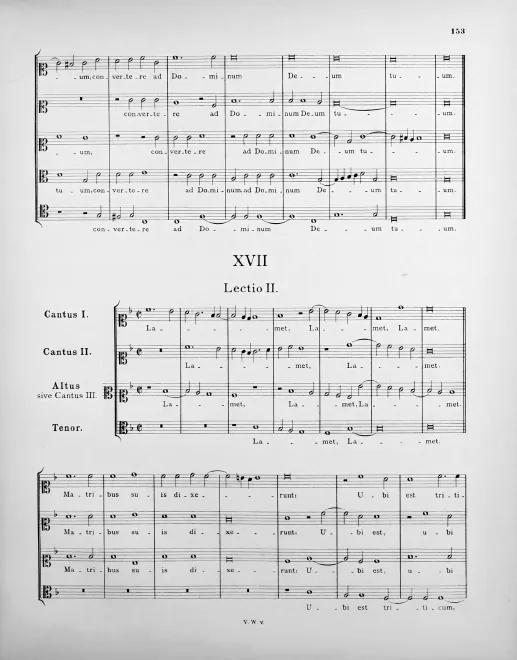 First page of Lamed. Matribus suis dixerunt