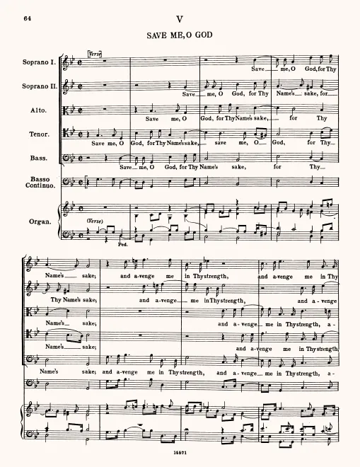 First page of Save Me, O God