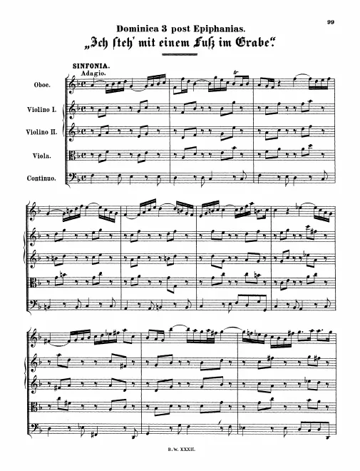 First page of Ich steh mit einem Fuß im Grabe