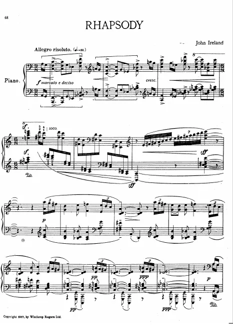 First page of Rhapsody
