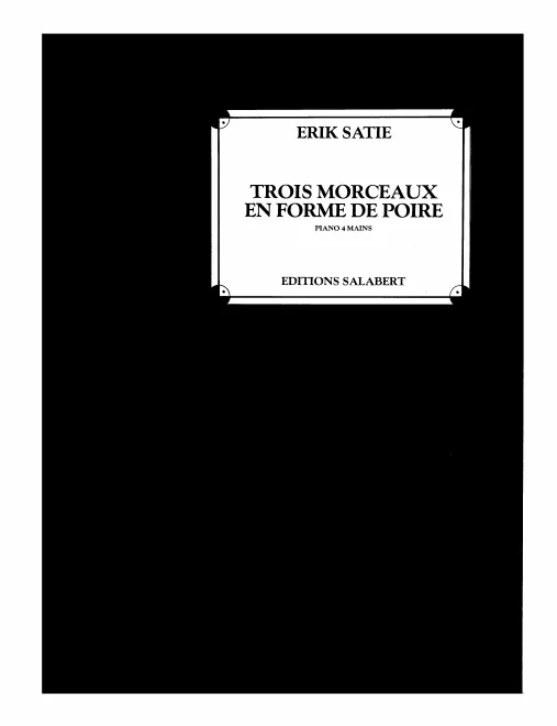 First page of 3 Morceaux en forme de poire