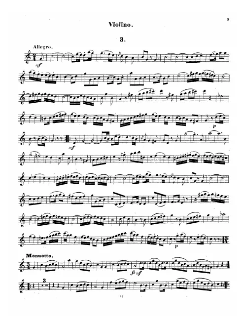 First page of Baryton Trio in C major
