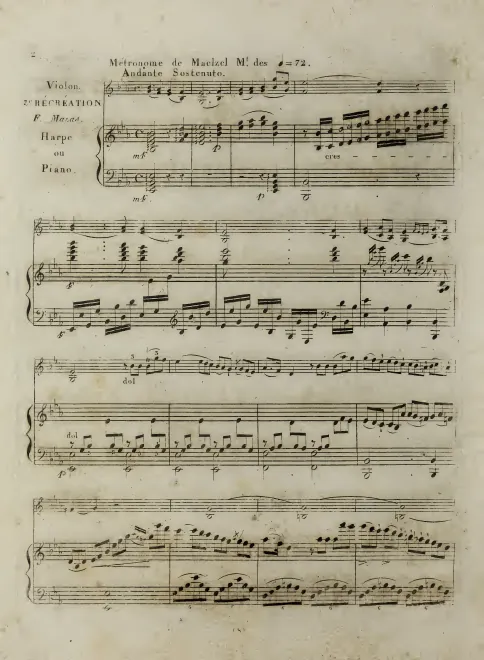 First page of Récréation No.3