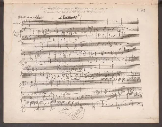 First page of Violin Sonata