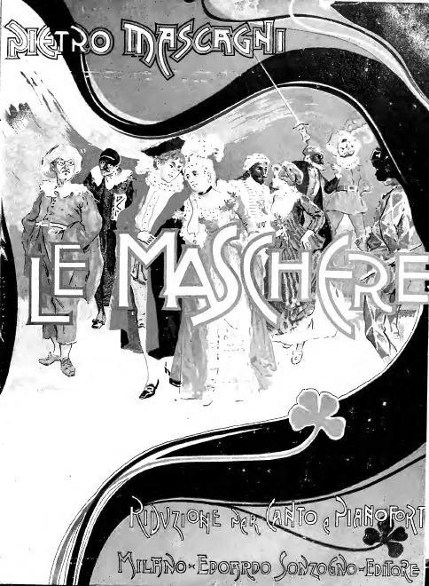 First page of Le maschere