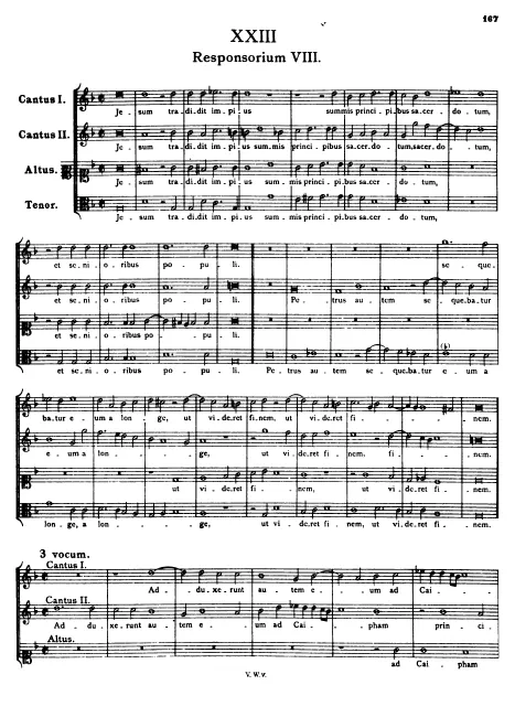 First page of Jesum tradidit impius