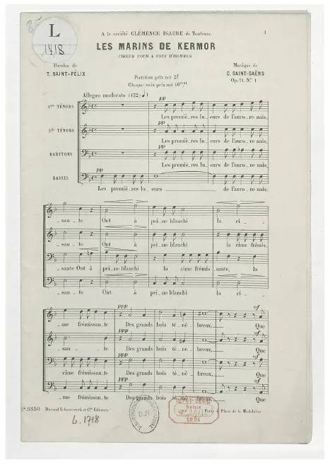First page of 2 Choruses