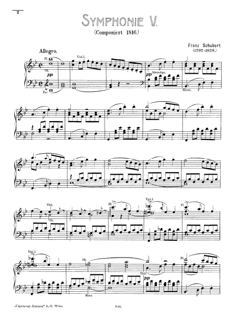 First page of Symphony No.5