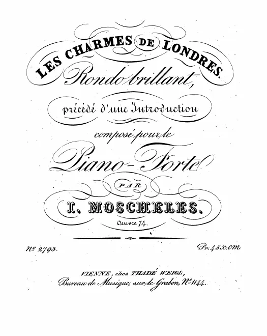 First page of Les charmes de Londres