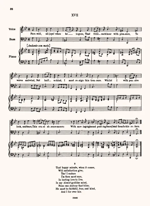 First page of Farewell, All Joys