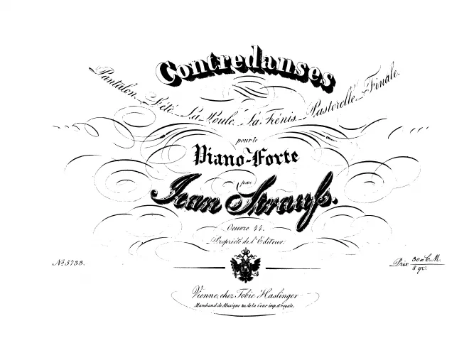 First page of Contredanses
