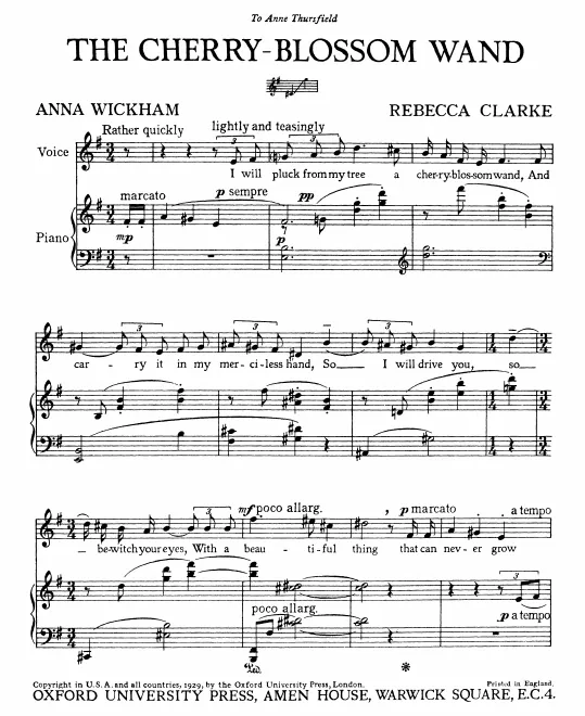 First page of The Cherry-Blossom Wand