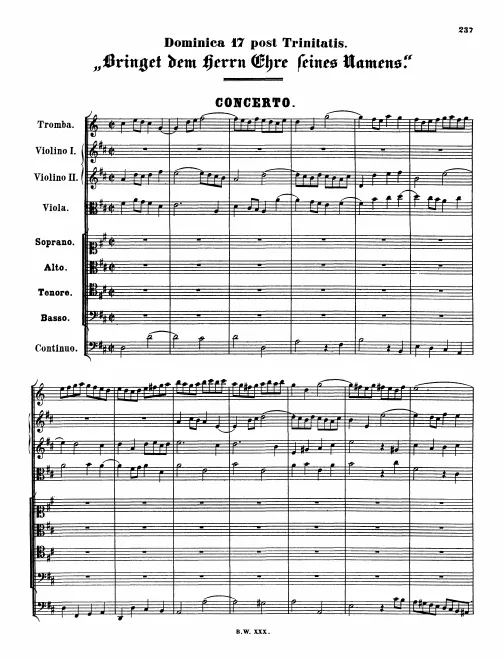 First page of Bringet dem Herrn Ehre seines Namens