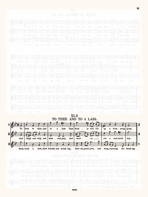 First page of To Thee and to a Lass